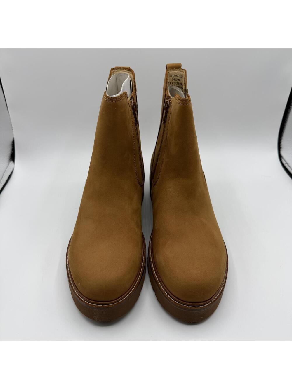 Samuel Hubbard Made in Portugal Van Ness Chelsea Boots Nubuck Size 7.5 Tan W1500 - Picture 2 of 11